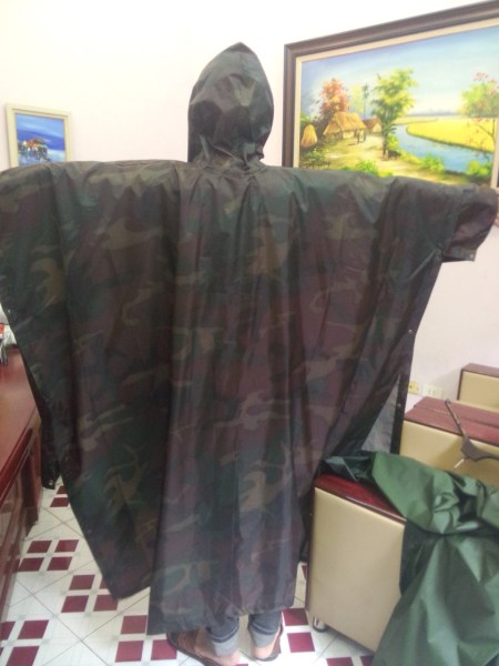 Bộ áo mưa choàng quân đội K04 - áo Mưa Tân Hợp Phát - Công Ty TNHH Dịch Vụ Và Thương Mại Tân Hợp Phát